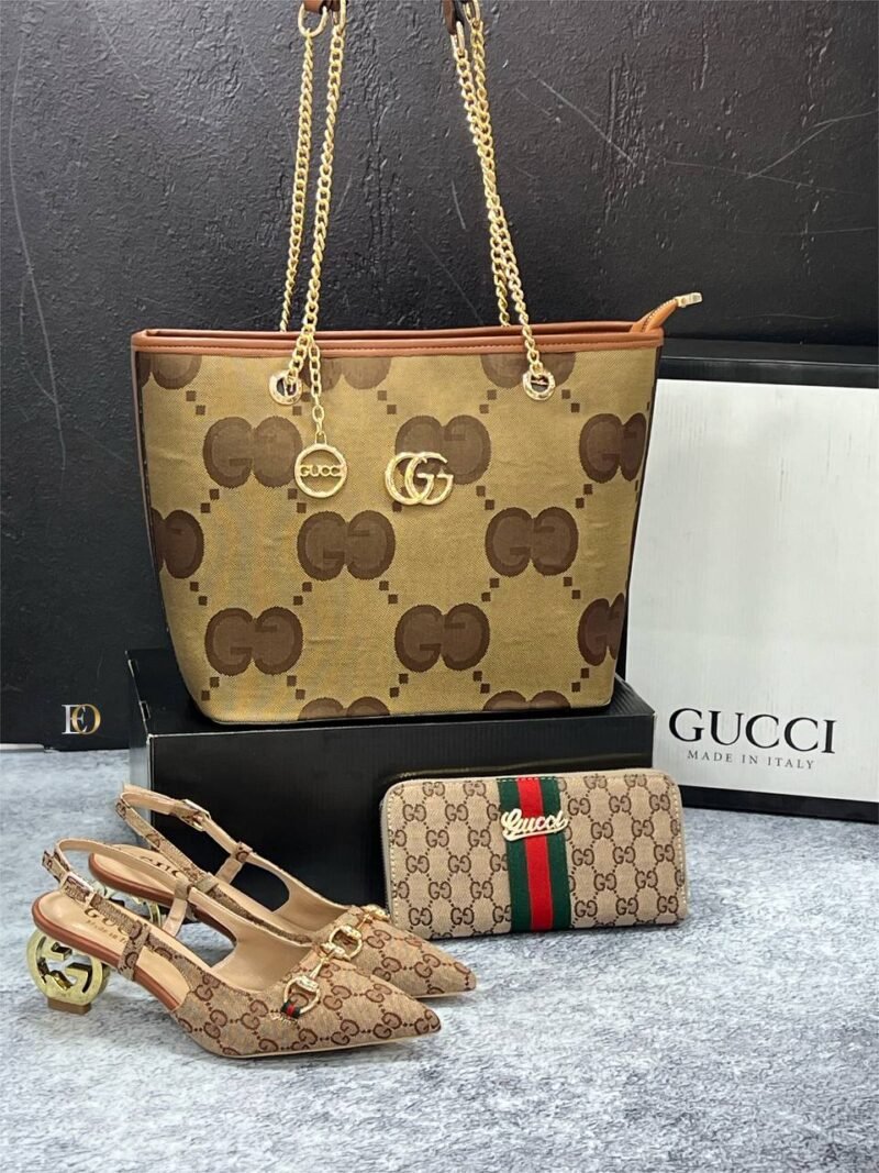 GUCCI Designers Pair (Bags, Heels, Purse) Multi Design - Image 2