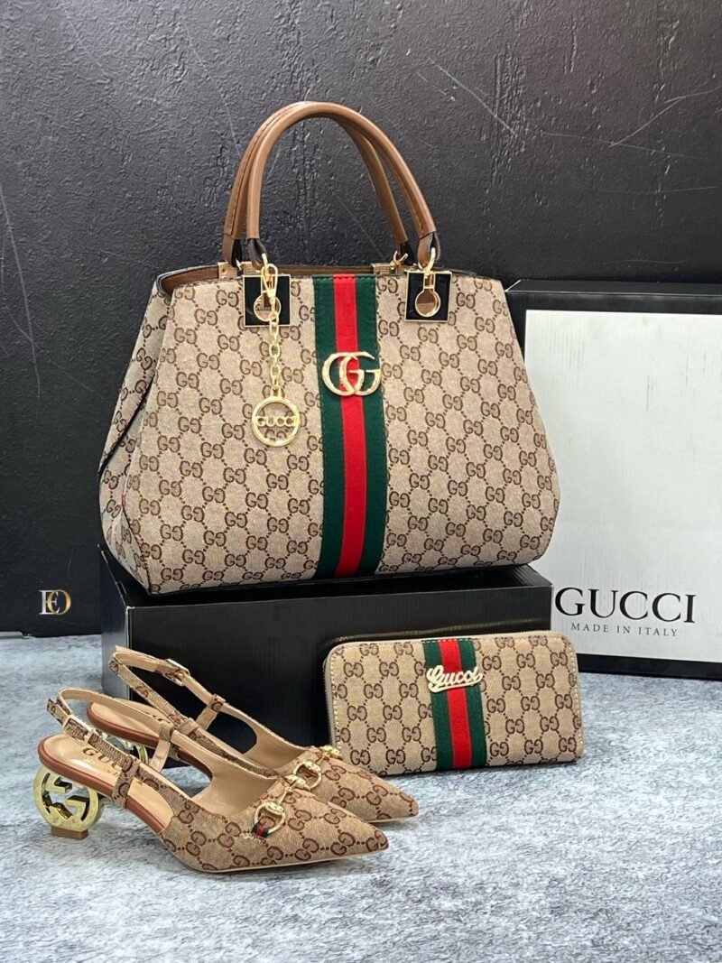 GUCCI Designers Pair (Bags, Heels, Purse) Multi Design