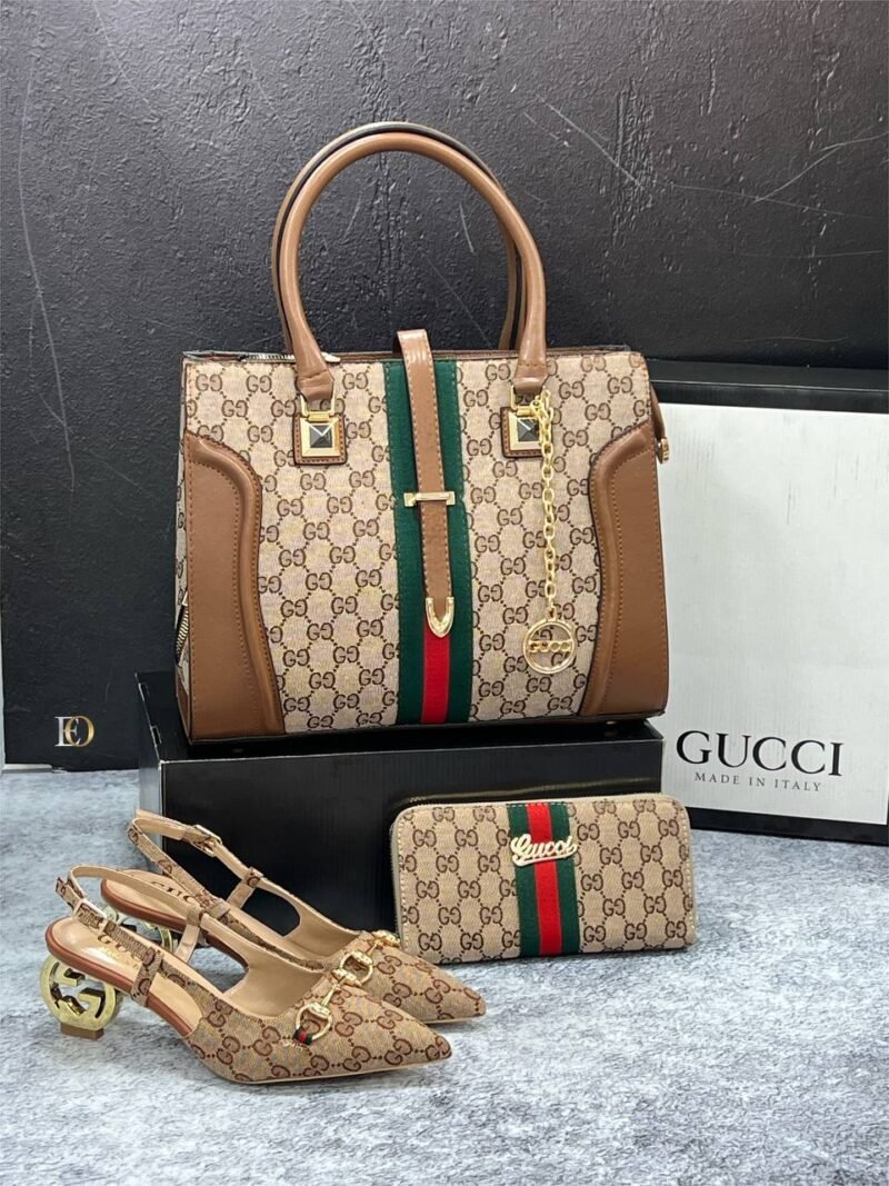 GUCCI Designers Pair (Bags, Heels, Purse) Multi Design - Image 3
