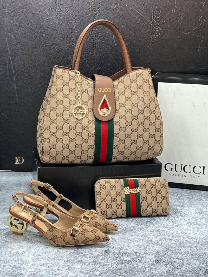 GUCCI Designers Pair (Bags, Heels, Purse) Multi Design - Image 4