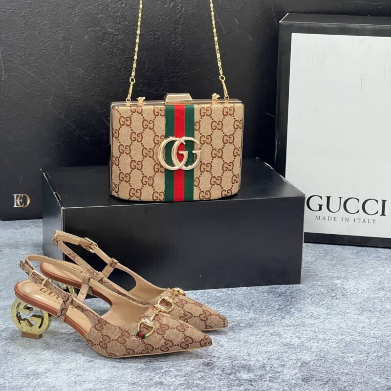 GUCCI Designers Pair (Bags, Heels, Purse) Multi Design - Image 5
