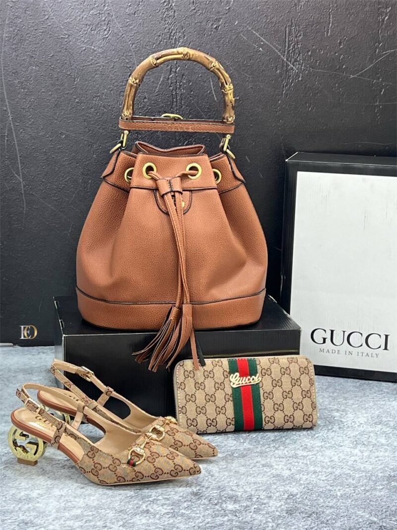 GUCCI Designers Pair (Bags, Heels, Purse) Multi Design - Image 8