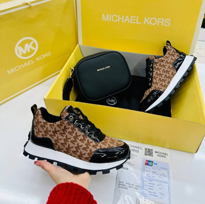 Michael Kors Designers Pair (Bag, Shoes, Purse) Multi Designs - Image 2