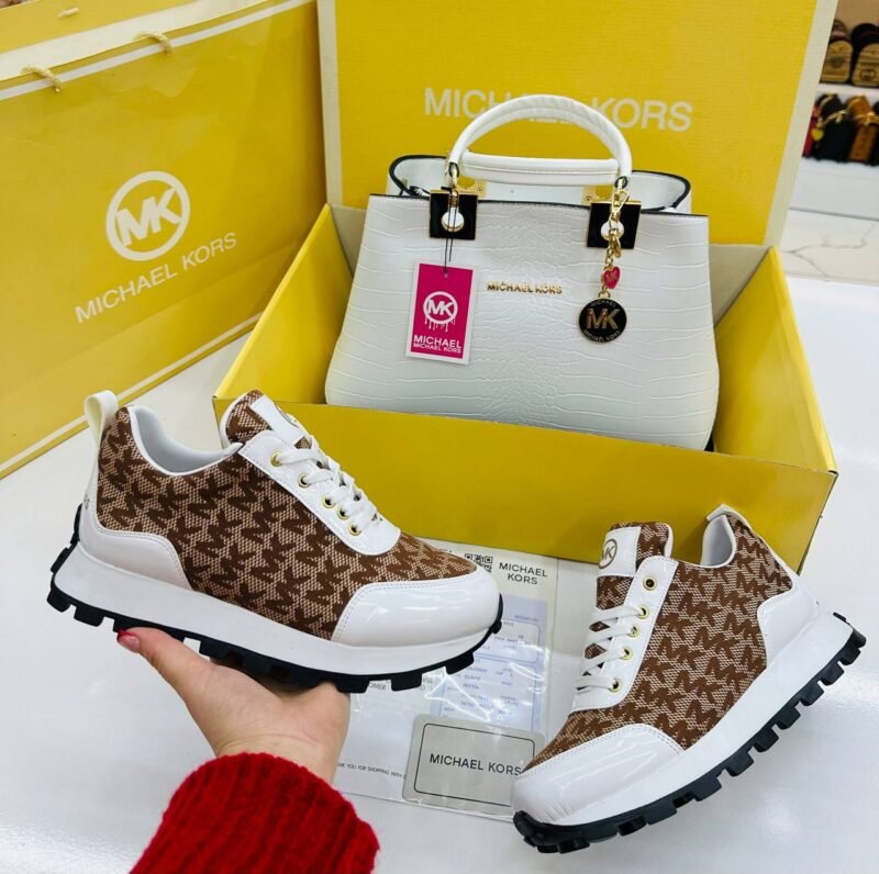 Michael Kors Designers Pair (Bag, Shoes, Purse) Multi Designs - Image 6