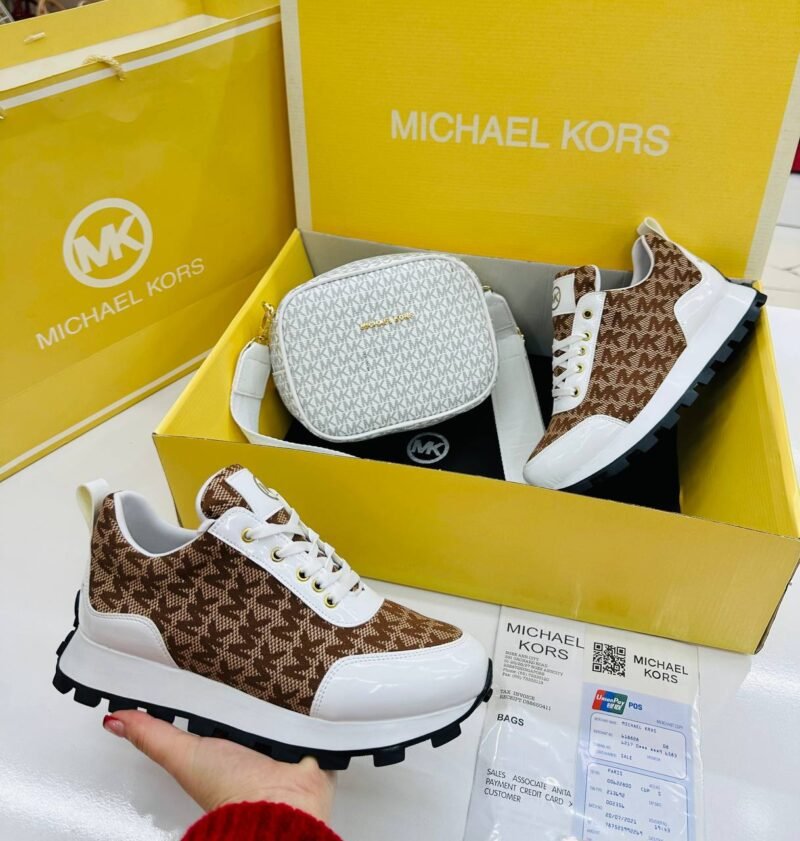 Michael Kors Designers Pair (Bag, Shoes, Purse) Multi Designs - Image 4