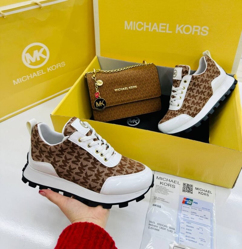 Michael Kors Designers Pair (Bag, Shoes, Purse) Multi Designs - Image 3