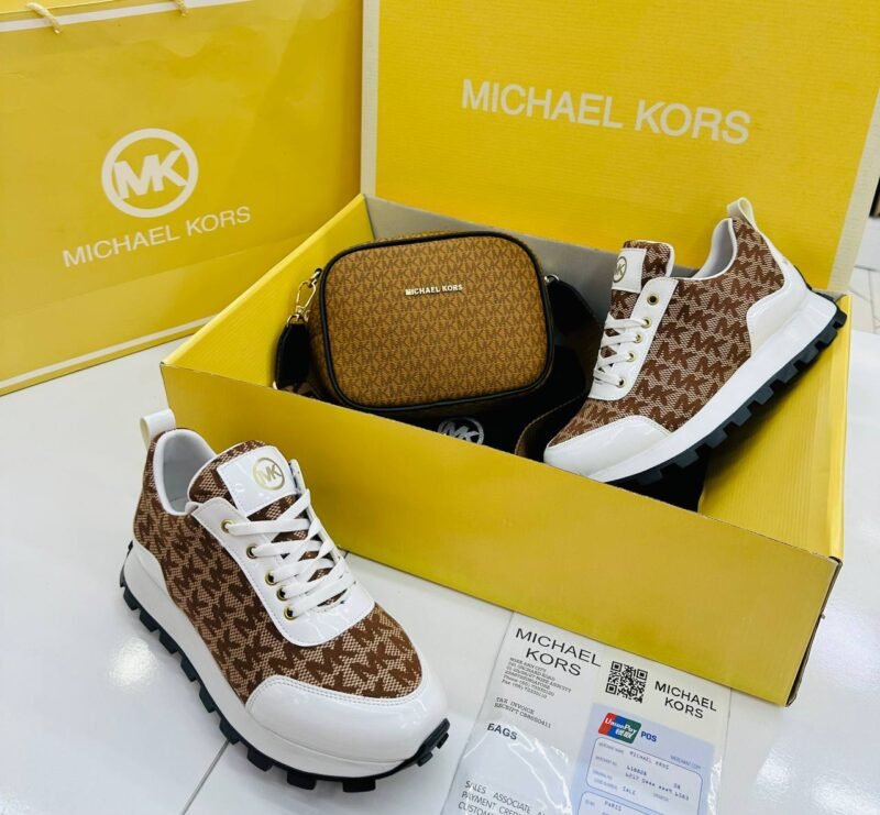 Michael Kors Designers Pair (Bag, Shoes, Purse) Multi Designs - Image 8
